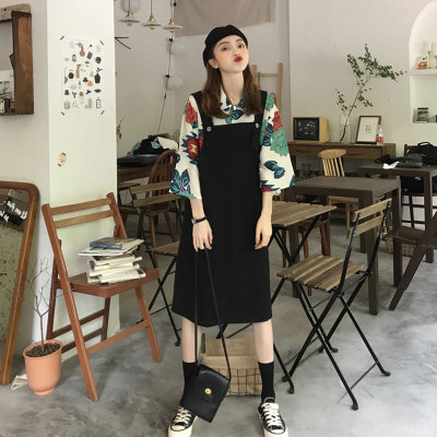 taobao agent Set, dress, western style, for plus size ladies, internet celebrity