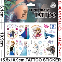 Frozen Frozen Lady Asha Anna Phim hoạt hình không thấm nước Hình xăm Sticker Sticker Đồ chơi thủ công - Đồ chơi giáo dục sớm / robot cửa hàng đồ chơi trẻ em