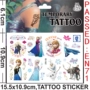 Frozen Frozen Lady Asha Anna Phim hoạt hình không thấm nước Hình xăm Sticker Sticker Đồ chơi thủ công - Đồ chơi giáo dục sớm / robot cửa hàng đồ chơi trẻ em