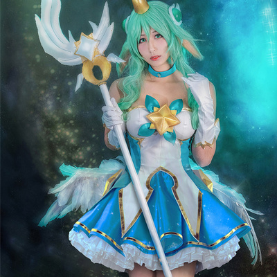 taobao agent Fin -free cos service lease League of Legends COSPLAY clothing Soraka Star Shouchang Merchants Performance Animation Exhibition