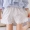 2018 Hàn Quốc thời trang mùa hè bông an toàn quần rỗng hoa ba quần kích thước lớn lỏng đáy quần short rộng chân quần