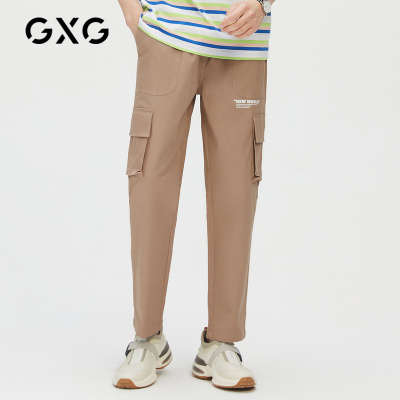 GXG 2023年春季 男式直筒工装休闲长裤 GB102883A 69元包邮（需用券） 值值值-买手聚集的地方