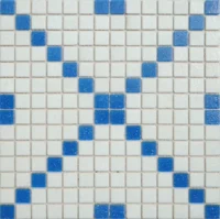 Сине -белый паркет