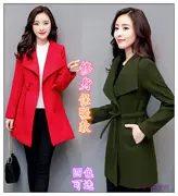 2018 mùa đông Hàn Quốc mới áo len nữ phần dài ngắn mỏng giảm béo eo dày áo len