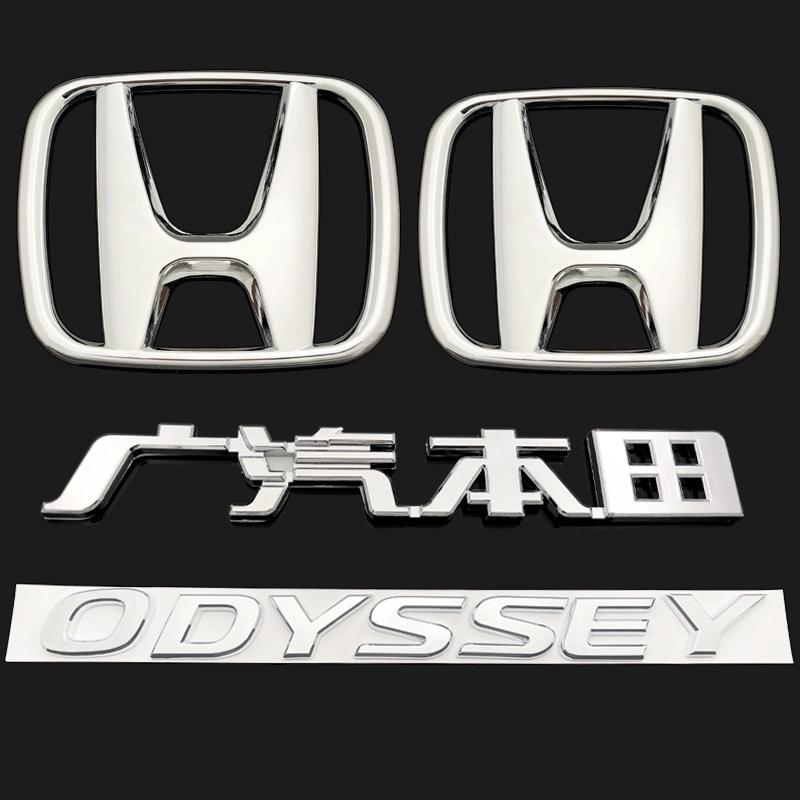 decal xe oto Logo OD Raca mới Odyssey Odyssey English Letters trước nhãn giữa nhãn giữa lô gô ô tô logo các hãng xe ô tô 