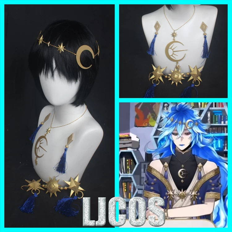 [LJCOS] Disney distorted Wonderland to the stars to wish Idia Shroud headwear COSPLAY props
