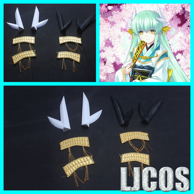 taobao agent [LJCOS] Fate Grand Order FGO Qing Ji Manchu Black Headpow COSPLAY prop