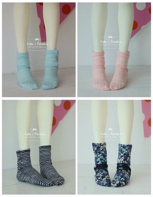 taobao agent Kaka bjd doll 346 -point striped knit socks base for basement special socks yosd/dz lexy