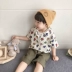 Áo sơ mi bé trai tay ngắn 2019 Trẻ em mặc mùa hè Mới Hàn Quốc Áo trẻ em Thời trang Tây bé nửa tay - Áo sơ mi Áo sơ mi