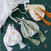 Ханьфу, сумка с кисточками, ремешок для сумки, китайский стиль, с вышивкой