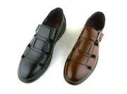 Thượng hải đầu tiên giày da nhà máy Dengyun của nam giới dép cổ điển cũ ba lỗ da lớp toe da bò cao su đáy mềm