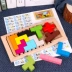 Trẻ em Tetris câu đố bí ẩn lợi ích 3-4-5-6 7 tuổi nam và nữ đồ chơi phát triển trí tuệ của các khối xây dựng tinh thần và thể chất Đồ chơi bằng gỗ