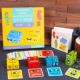 khối xây dựng cho trẻ em Rubik của tàu Cube bảng câu đố trò chơi mặt tư duy logic cha-con lực tương tác đồ chơi tập trung