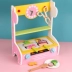 Cô gái cô gái bé chơi nhà bếp bánh nghiêm túc phù hợp với 2-3-4-5 năm món quà cũ đồ chơi trẻ em sinh nhật 6 Đồ chơi bằng gỗ