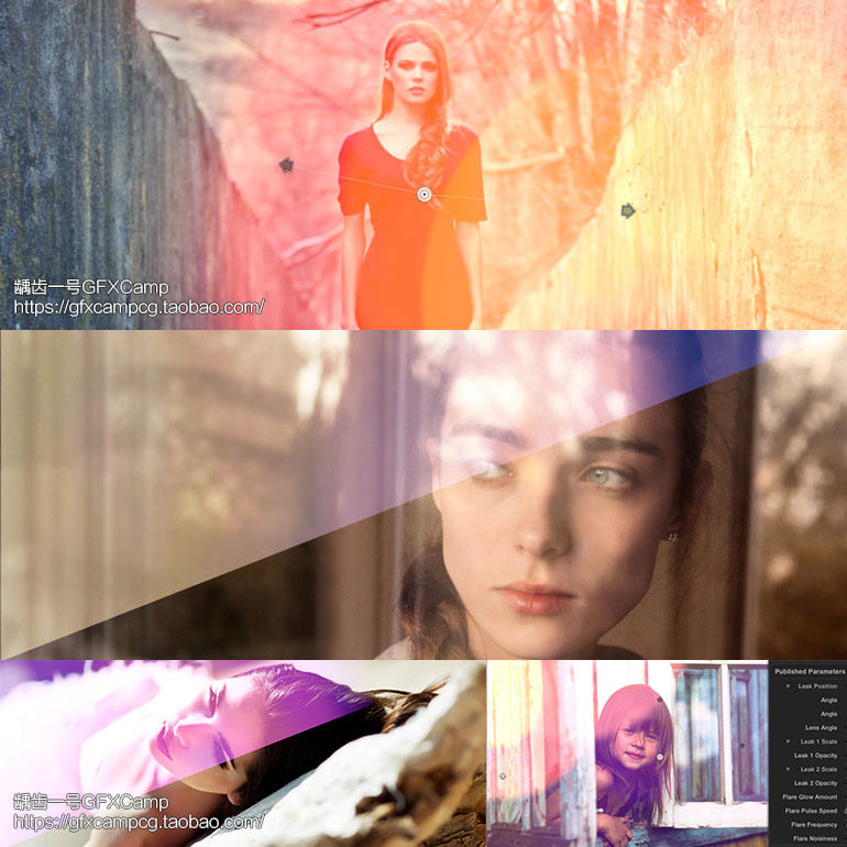 FCPX插件:30组镜头光晕唯美大气光效预设 ProLeak-天天素材网