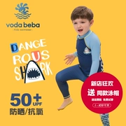 Đồ bơi trẻ em VB Voda Beba boy chia tay áo chống nắng đi biển quần bơi dài tay quần cá mập