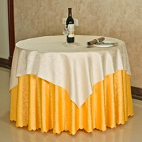 Отель на рабочем столе ткани европейский ресторан ресторан столовая ткань домашний кофейный столик квадратный столик -Круглый круглый столик ткань