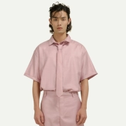 TENT STUDIO SS18-M097 SHIRTS (HỒNG, GRAY) Áo sơ mi màu xám xám - Áo