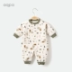 aqpa baby jumpsuit ấm mùa thu và mùa đông em bé bông nhồi bông quần áo nam sơ sinh cotton quần áo leo núi quần áo phụ nữ - Áo liền quần