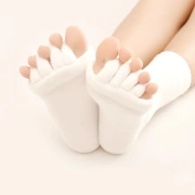 Khỏe mạnh ngủ năm ngón tay vớ sửa toe yoga năm ngón chân nhà khăn ống ngắn vớ nữ vớ thể thao