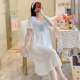 1166bl v -neck Blue Lace White Blue