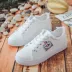 Giày vải nữ mùa hè mỏng đế dày 2018 Dadong với phiên bản Hàn Quốc dạo phố chụp đôi giày trắng xấu xí dễ thương Giày gió thời trang Hồng Kông giầy độn nữ Plimsolls