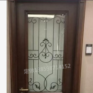 Bắc âu phòng khách hiên phân vùng màn hình sắt rèn đồng sáng tạo tiền phân vùng tường cửa sổ cửa hollow trang trí nội thất custom-made