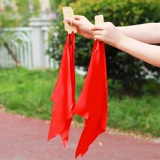 Панельный квадратный шарф красный шелк профессиональный бамбуковый фестиваль Board Fast Board Bamboo Board (пара из 4 штук) танцевальная доска для детей быстро