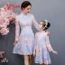 Phụ huynh và trẻ em mặc mẹ và phụ nữ Phong cách ăn mặc Trung Quốc 2020 phong cách nước ngoài mới - Trang phục dành cho cha mẹ và con Trang phục dành cho cha mẹ và con