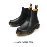 Martens, Tide, высокие челси подходит для мужчин и женщин в английском стиле, японские короткие сапоги, в стиле панк