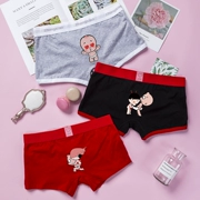 Dễ thương anime phim hoạt hình đồ lót nam cotton boxer quần cotton thoải mái boxer eo ngắn thanh niên quần short