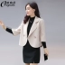Áo len nhỏ nữ Hàn Quốc phiên bản 2018 mùa thu mới ngắn ngắn người đàn ông len gió nhỏ gió Nizi áo Áo khoác ngắn