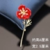 Hàn Quốc cao cấp màu xanh pha lê corsage thời trang hoa phong lan thanh lịch trâm cài phụ nữ khí chất blazer pin - Trâm cài Trâm cài