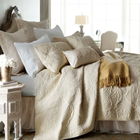 Giường bìa ba mảnh hai mặt cotton Châu Âu quilting là mùa hè phong cách Mỹ đơn giản tăng gấp đôi tăng gấp đôi bụi che ga giường chống thấm nước