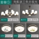 quạt trần kết hợp đèn chùm Đèn chùm phòng khách kiểu Trung Quốc mới hoàn toàn bằng đồng Zen Phong cách Trung Quốc không khí hiện đại nhà hàng cao cấp bàn ăn hội trường chống bụi và chống gỉ quạt trần tân cổ điển đèn chùm quạt trần