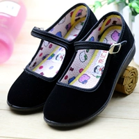 1 июня спектакль детская обувь старая пекинская ткань обувь девочка обувь черная ткань обувь для танце