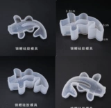 Китайская трехмерная силиконовая форма, акриловый фондан, карп, 3D