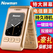 Newman F516 Viễn thông Tianyi lật điện thoại điện thoại di động cũ nam nữ mô hình lớn lời lớn tiếng máy cũ máy cũ - Điện thoại di động