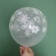 Воздушный шар, со снежинками, 10 шт