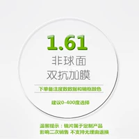 1.61 против линзы Anti -Radiation+зеркальная рама