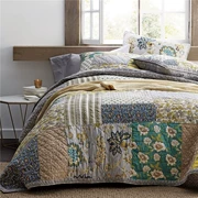 Nước Mỹ bông quilting quilting trên giường bao gồm ba bộ quilting quilting quilted dày quilted dày