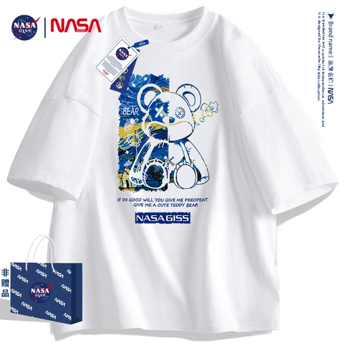 Хлопковая летняя мультяшная футболка с коротким рукавом для влюбленных, оверсайз