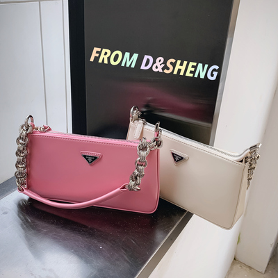 taobao agent Advanced fashionable chain, shoulder bag, one-shoulder bag, underarm bag, high-quality style, 2023 collection