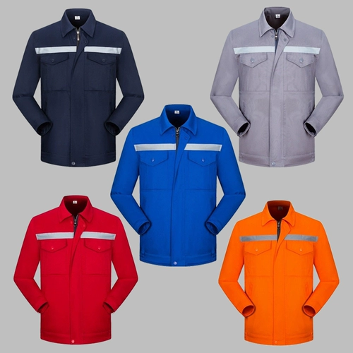 Осенний светоотражающий комбинезон, лонгслив, износостойкий комплект