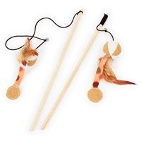 Деревянная стержняя тыква дразня кошка