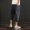 Quần linen nam cộng với phân bón XL xu hướng chất béo Hàn Quốc phiên bản của lỏng quần short 8 tám quần 7 bảy quần harem quần quần ống rộng nam