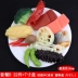 Mô phỏng mô hình thức ăn lẩu nguyên liệu rau đạo cụ món ăn nấm enoki trang trí bông cải xanh đậu phộng rau lá thịt kho đồ chơi rút gỗ Đồ chơi gia đình