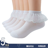 Cô gái ren vớ mùa hè Cotton trẻ em công chúa vớ trắng lưới vớ bé Latin nhảy vớ - Vớ tất vớ mùa hè đẹp