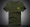 Quân đội nam màu xanh lá cây ngắn tay tùy chỉnh đồng đội cựu chiến binh Đảng in In logo bông tròn cổ áo thun - Áo phông ngắn