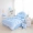 Bộ đồ giường bằng vải cotton Hàn Quốc gồm bốn bộ bông công chúa vườn gió giường ren vải lanh giường cưới nhà dệt - Bộ đồ giường bốn mảnh